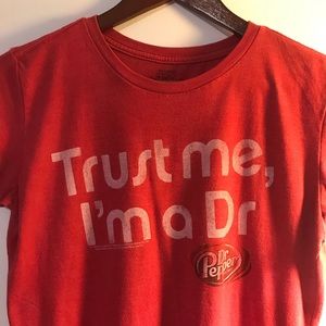 Dr Pepper fitted  tshirt
